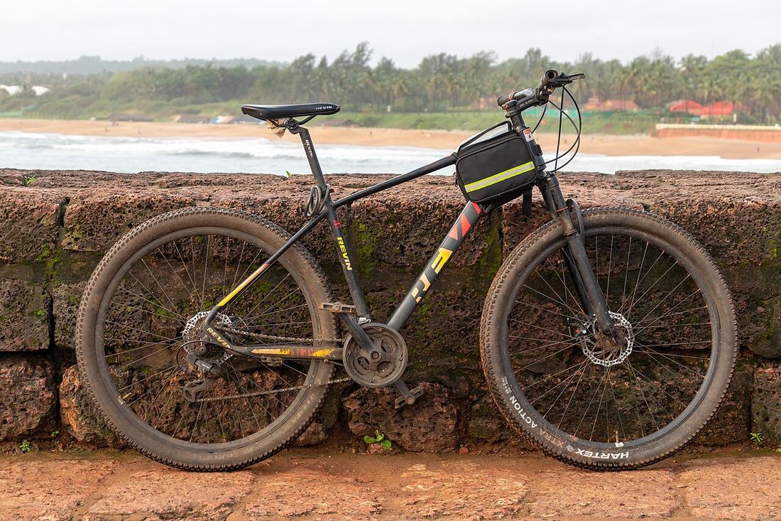 Abgestelltes Fahrrad